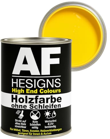 Alex Flittner Designs Möbelfarbe ohne Schleifen Melon Shine - seidenmatt | Kein Schleifen nötig - Direkte Anwendung auf alten Anstrichen, Holz, MDF oder lackierten Oberflächen - spart Zeit & Arbeit.