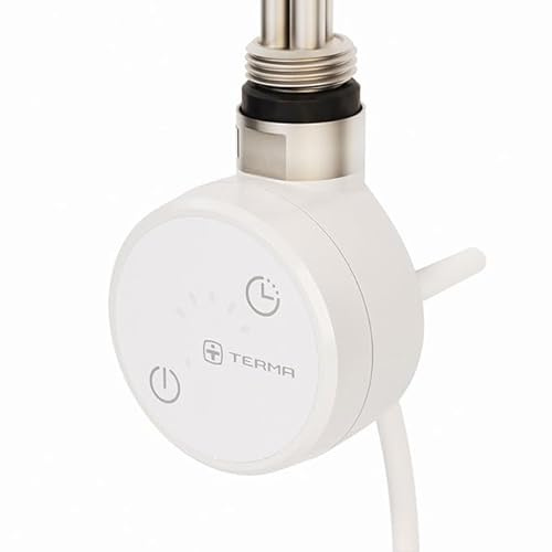Cartouche chauffante pour radiateur de salle de bain - Commande Wifi et Bluetooth - Blanc - Barre chauffante électrique pour sèche-serviettes - Radiateur électrique - anapont (blanc, 600 WiFi)