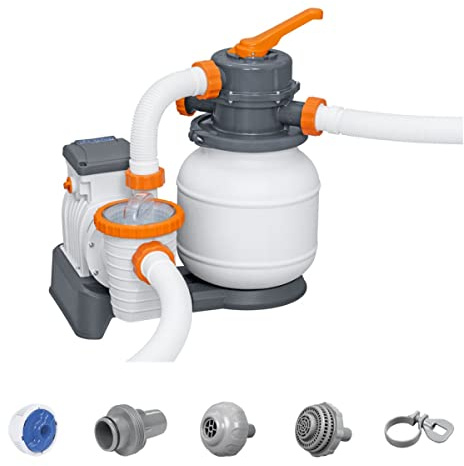 Bestway 1500 gal Sand Filter for Above Ground Pools with 6-position valve