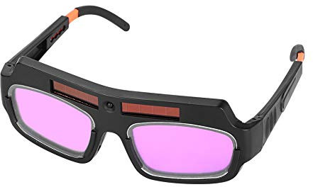 Ejoyous Schweißbrille, LCD Solar Power Auto Verdunkelung Schweißerbrille Anti-Flog Anti-Glare Augen Sicherheit Schweißerschutzbrille Maske Helm mit verstellbarem Schatten Augenschutzbrille Maske