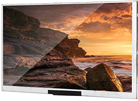 Dpofirs Écran d'affichage Universel 1024x600, écran IPS de Remplacement IPS 7 Pouces pour OSMC, écran de rétroéclairage Multifonction Haute résolution pour 2B/3B/Zero/Zero W