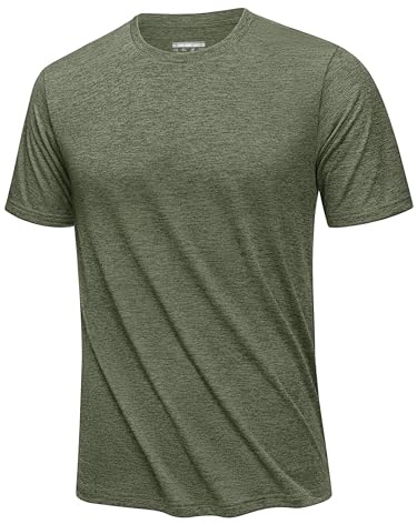 KEFITEVD Sportshirt Kurzarm Herren Funktionsshirt Sommer Laufshirt Leichte | Activewear,Leichtes,Atmungsaktives,Schnelltrocknend,Short Sleeve,Polyester,Sport.Sommer,Fitness,Funktions,Leichtes
