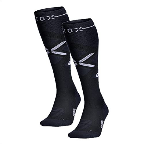 STOX Energy Socks Skisocken Herren 2 Pack, Kompressionsstrümpfe, Merino Socken, Ski und Snowboard Thermosocken, Compression Socks Men, Thermo Socken