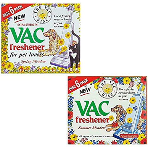 Karrma Ltd. 12 Disc Vac Air Freshener Vacuum Cleaner, Air-Fresheners for Pet Lovers, Fits All Vacuum Cleaners, Home Office Cleanliness