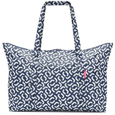 reisenthel mini maxi travelbag signature navy - faltbare Reisetasche, praktisch und kompakt, sehr leicht und widerstandsfähig