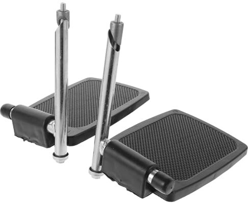 minkissy 1 Paar Fußstütze Fußplatten Für Patienten Beinpolster Robustes Rollstuhlpedal Fußplatten Für Ältere Menschen Fußpedal Stabile
