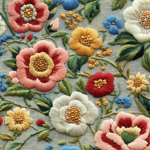 Fototapete Blumen Tapete Vintage 44wX300Lcm Selbstklebende Tapete 3D Tapete Wandtapete Selbstklebend Tapete Kinderzimmer Mustertapete Klebetapete Wasserdicht