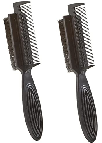 VALICLUD 2pezzi Spazzola Per Capelli in Nylon Doppia Faccia Da Impugnatura Ergonomica in Abs Per Pulizia Styling Dei Capelli