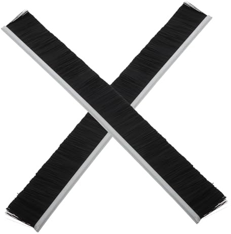 TOYANDONA Pack of 2 Letterbox Lid Brush Seal with Nylon Sealing Strips and Easy Assembly Effective and Protection for Office and Home