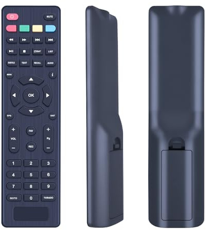 WKOLF Nuovo telecomando di ricambio per PremiumX FTA 521-B HD | FTA 520SE-B HD | 221S Ricevitore TV satellitare digitale DVB-S2