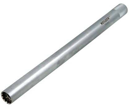 Neilsen CT4243 14mm 3/8in.Dr Extra Long Spark Plug Socket-for Removing and Replacing Spark Plugs, 12-Pt, 250mm Long, Internal Magnet, Compatible with BMW, Compatible with GM and Other Brand Vehicles
