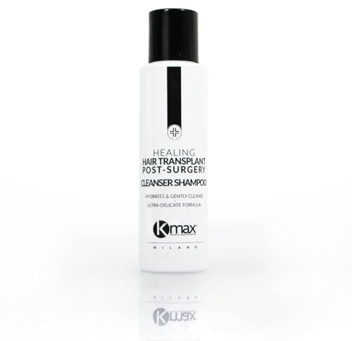 Kmax Healing Hair Transplant Post Surgery Cleanser – Post-Haartransplantations-Shampoo, Shampoo für Männer und Frauen, mit beruhigender und stimulierender Wirkung – 100ml