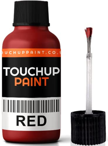 Xtremeauto Enamel Touch Up Paint 30ml For Kitchen Appliances & Bathroom - Fast Drying Repair Pen - Suitable For Radiator, Shower, Fridge, Sink, Chips and Scrapes (Red)