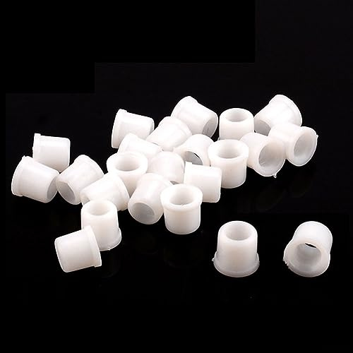 SPORTARC 20 Stück Klimaanlagen-Rohrdichtung für Ring-Gummischlauch, fluoriertes Rohrgummi für Ring, Kühlrohrdichtung für R410, Weiß
