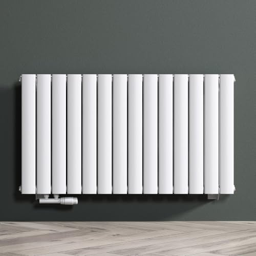 Mai & Mai Radiateur Vertical à Eau Chaude 60x108cm Blanc Double Couche