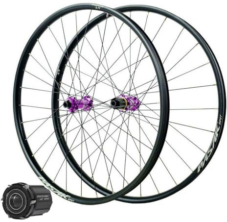 LPYDWZ MTB Radsatz 26/27,5/29 Zoll Steckachse 148mm, Aluminiumlegierung 54T Zentralverriegelung Hybrid/4 Abgedichtete Lager Fahrradfelge for 7-12 Gänge 1950g(HG Hub,29 inch)