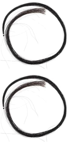 OFFSCH 2stücke Natural Hair Für -bogen Hochwertiges Rosshaar Für Professionelle Musiker Einfach Zu Montieren Für Zuhause Und Probenräume Langlebig Und Praktisch