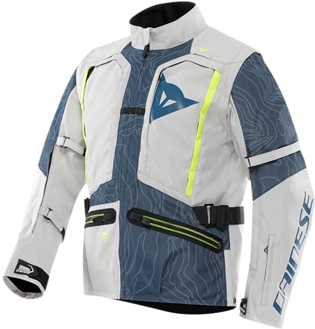 Dainese - Sterrato Tex Jacket, Motorradjacke Aus Stoff, Mann, Gletschergrau/Blau, 56