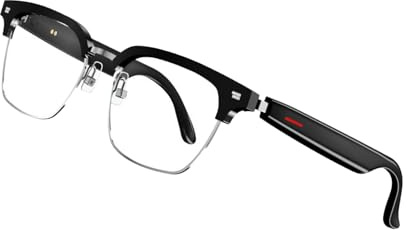 Generico Occhiali Audio Intelligenti Con Altoparlante, Occhiali Con Risposta E Fine Chiamata Audio Wireless Per Uomo Donna