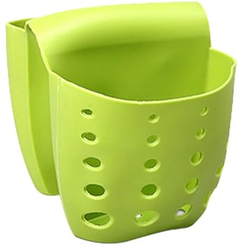 Sänkdörrhållare - TPR avgaserorganisatör, filter för matrester med hål, lätt behållare | För diskbänk, arrangör svampar, daglig rengöring