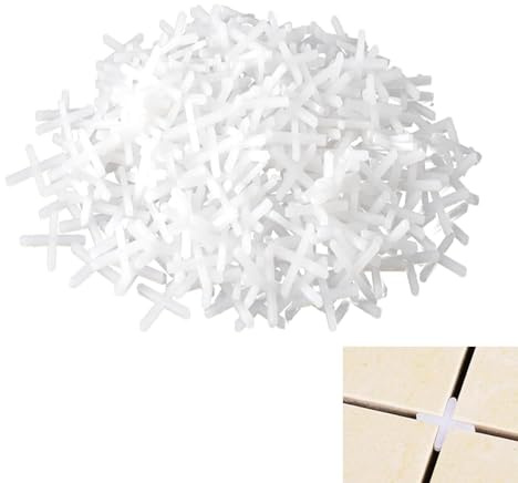 HattusaShield 500 Unidades De Cruces para Juntas de 2 mm, Blanco Separadores de Baldosas, Separadores para Juntas de Azulejos Para Posicionamiento Preciso