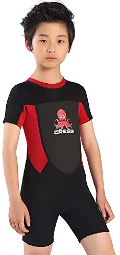 SMOBY JR SHORTY WETSUIT BLACK/RED 9/10Y