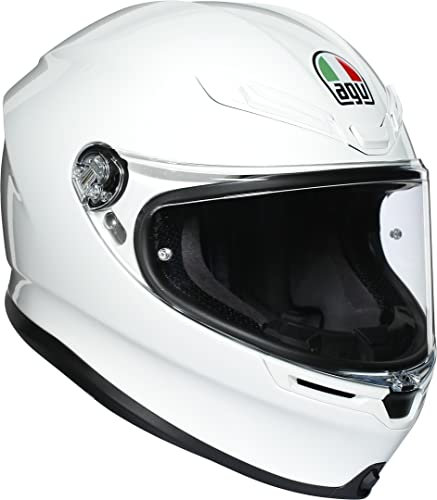 AGV K6 Motorrad Helm, Weiß, XXL
