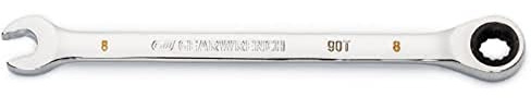 GEARWRENCH 8mm 4 Degree Swing Arch 12 Point Ratcheting Combination Wrench - 86908