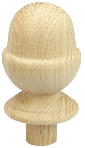 Jackson Woodturners Oak Acorn Newel Cap 82mm