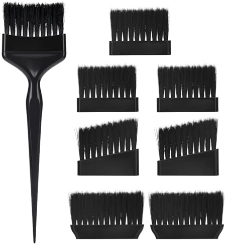Strumento per colorare i capelli con punta angolata con denti flessibili per sezionare gli avanzati applicatori di tintura pettine distribuzione olio pennello per colorare i capelli con punta