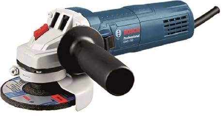 Bosch Professional GWS 750 Smerigliatrice Angolare con 200 Mole da Taglio Pro, 750W, 11000/min, Diametro 115mm, Attacco M14