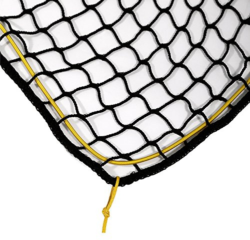 Anhängernetz knotenlos m. Expanderseil Abdecknetz zur Ladungssicherung (3m x 3,5m)