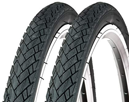 2 Stück 28 Zoll Fahrrad Reifen 37-622 Cross Trekking Bike 28x1.4 Mantel Tire schwarz