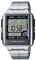Casio Men's Digital Quartz Watch with Stainless Steel Strap WV-59RD-1AEF