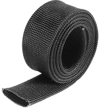X AUTOHAUX Fiberglass Heat Wire Shield Sleeve 3.2ft 20mm 3/4 Black | High temp shield, Adjustable, Wire protection