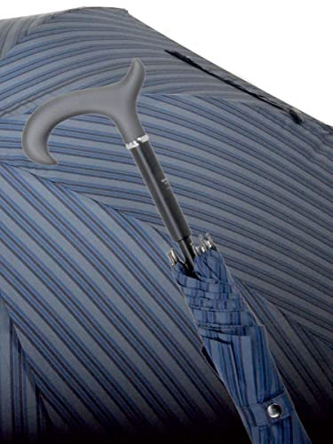 Mini-Automatik-Stützschirm LINEA blau