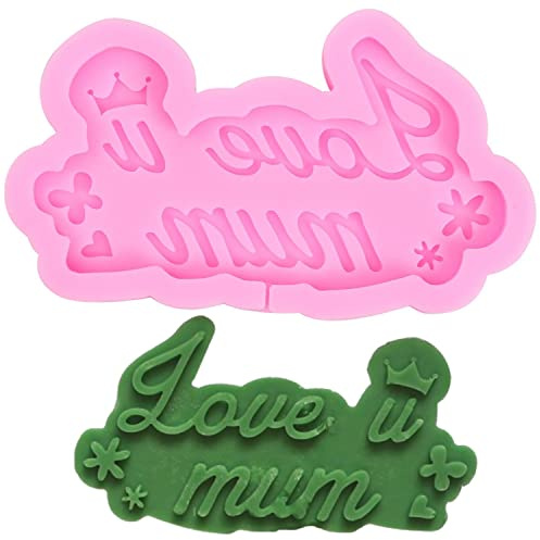 Love You Mum Silicone Chocolate Mould for Mother's Day | Letter-shaped mould for chocolate, candy, fondant and Mother's Day dessert decorating