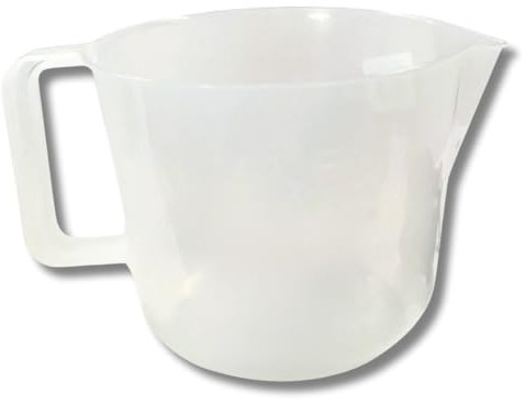 Citystores® 2 Pint Measuring Jug – Clear Plastic Mixing & Measuring Jug with Handle & Easy Pour Spout for Kitchen, Baking, Cooking, Laboratory, Garden & Cleaning