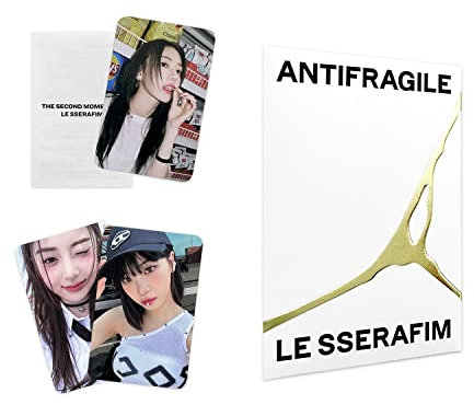 Le SSERAFIM 2° Mini Album (Weverse Albums ver) Porta carte + Photocard + QR Card + Manuale Utente + 2 Pin Button Badge + 4 Fotocard Extra