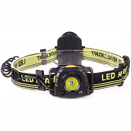 UsmAsk Luz principal recargable resistente de la correa ajustable del faro para correr, acampar, andar en bicicleta para adultos