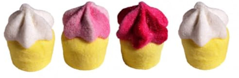 Bulgari Marshmallow Cupcake Mix per Decorazione Dolci Caramelle Morbide 900 g