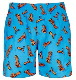 PUMA Pojkar Club House Shorts, Blå/orange, 140