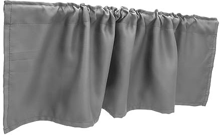 GARVALON Fenster-Vorhang Volant Kurze Gardine Für Badezimmer Küche Und Wohnzimmer Rustikale Dekoration Für Kleine Fenster Einfache Installation Und Pflege