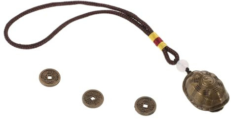 BESTonZON 1 Satz Kultureller und kreativer Handteller bürodekoration Kreatives Basteln mit Schildkrötenpanzern Handwerk aus schildkrötenpanzern Weissagungsmünzen Legierung