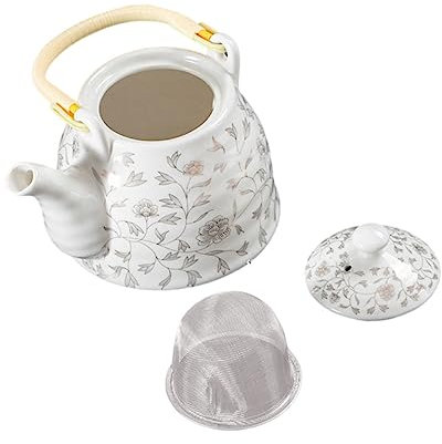IMIKEYA 1pieza De Cerámica Grande Filtro Hervidor Para Preparar Oolong Para Doméstico y Restaurantes