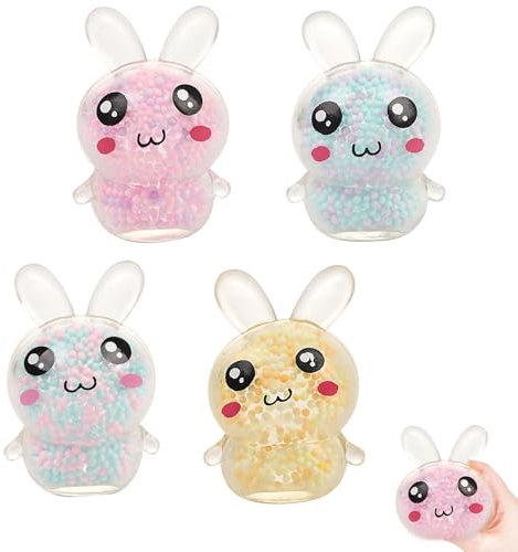 4 Stück Taba Squishy, Fufu Squishy, Antistressball Kinder, Stressball, Anti Stress Bälle, Stressball, Antistressball Spielzeug Kinder und Erwachsene, Party Quetschspielzeug Spielzeug ﻿