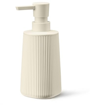 Gigmeta Moderne Seifenspender, Seifenspender Bad, Küchen Spülmittelspender, Beige Pumpspender für Soap Dispenser für Badezimmer und Arbeitsplatten