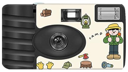 Styles Vintage en Plastique Jetables Caméra Cinématographique 27 Films Préchargés pour des Instantanés Rapides Moment Nostalgique Aventure Quotidienne