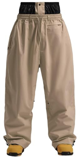 GSOU SNOW Uomo Pantaloni Snowboard Baggy Oversize Impermeabili Sci