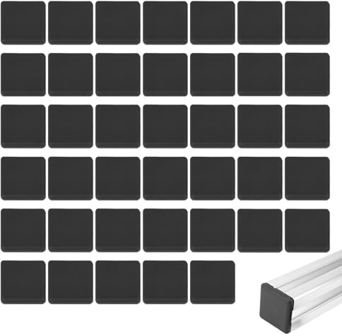 40 Stück Endkappen Aluprofil,30x30mm Aluminium Profil Endkappe Kratzschutz Aluminium Profil Abdeckkappen für 3030 EU-Standard Aluprofile Endkappe Aluprofil für Wagen Fischtankregal Lagerregal(Schwarz)